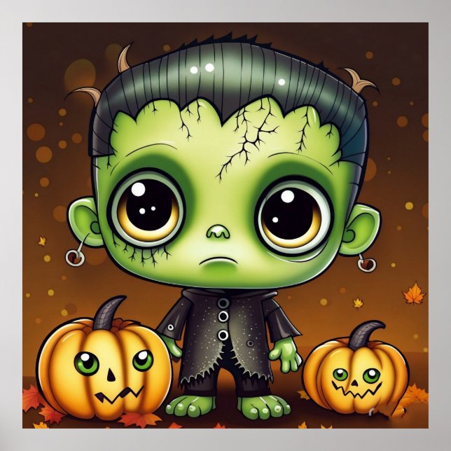 Poster Little Halloween Frankenstein (Frente)