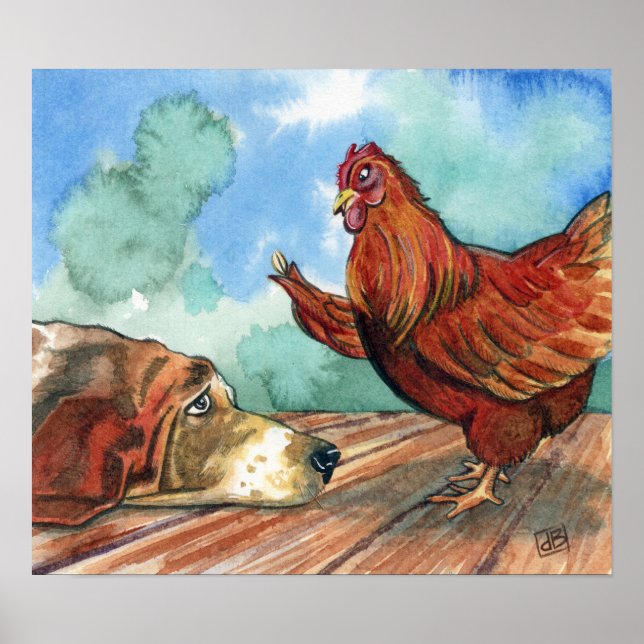 Poster Little Red Hen (Frente)