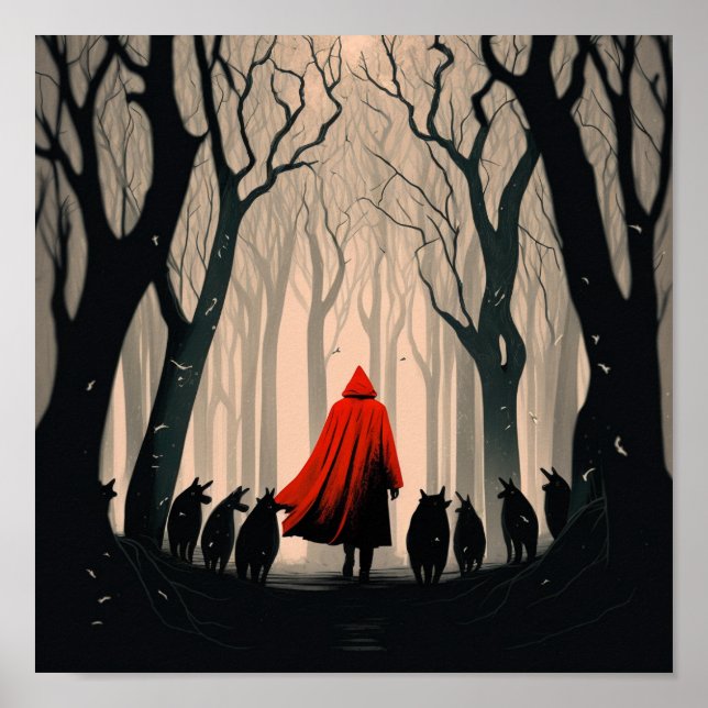 Poster little Red Riding Hood (Frente)