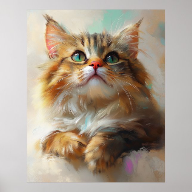Poster Little Wonder Kitten - Maine Coon Cat (Frente)