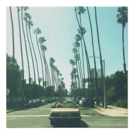 Póster Little Yellow Car