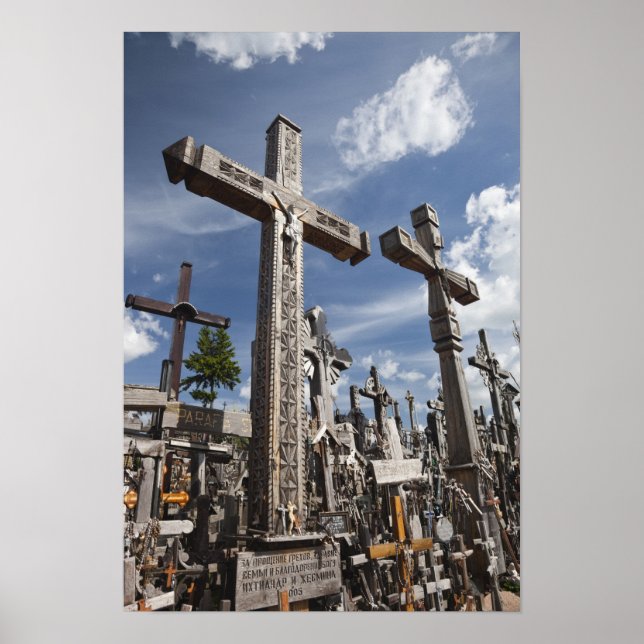 Poster Lituânia, Lituânia Central, Siauliai, Hill 3 (Frente)