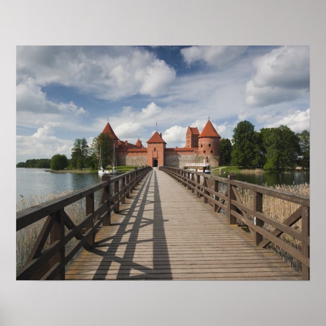 Póster Lituânia, Trakai, Trakai (Frente)