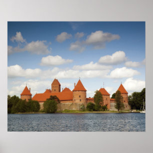 Póster Lituânia, Trakai, Trakai Histórica Nacional 2