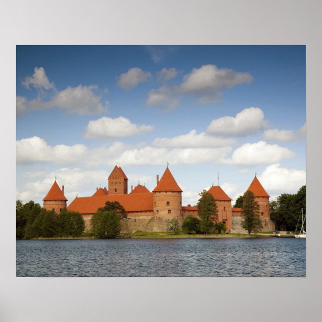 Póster Lituânia, Trakai, Trakai Histórico Nacional 2 (Frente)