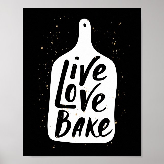 Poster Live Love Assar Baker (Frente)