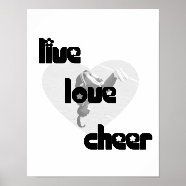 Póster Live Love Cheer (Frente)