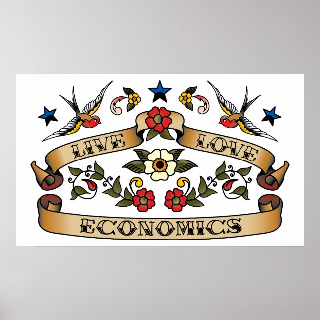 Póster Live Love Economics (Frente)