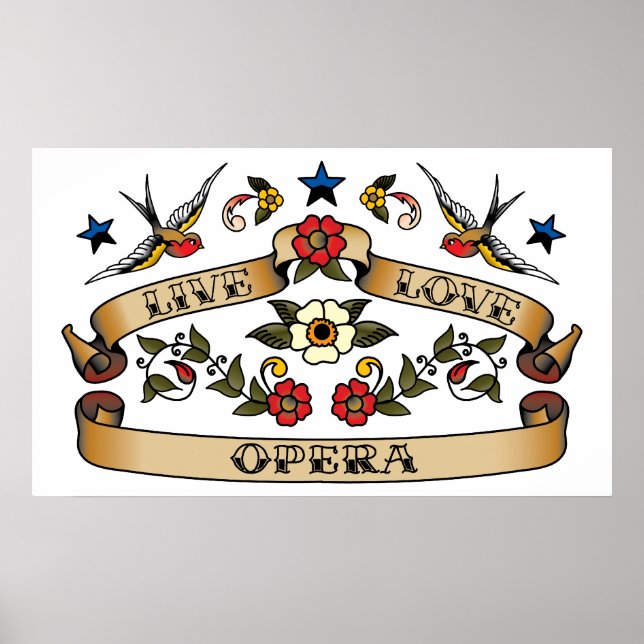 Póster Live Love Opera (Frente)