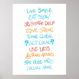 Poster Live Simple 2