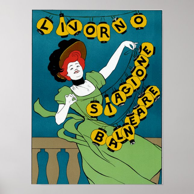 Póster Livorno ~ Stagione Balneare (Frente)