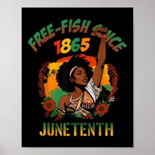 Poster Livre Ish Desde 1865 Afro-Americano Freeish Junet