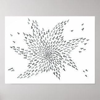 Poster Livre-se Abstrato