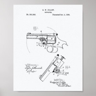 Póster Livro Branco da Revolver 1886 sobre as patentes