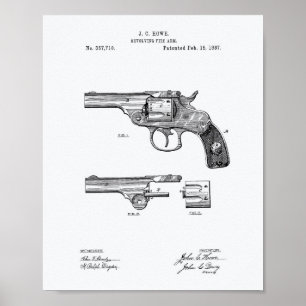 Poster Livro Branco da Revolver 1887 sobre as patentes