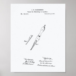 Póster Livro Branco sobre a arte de patenteamento Tool Wo