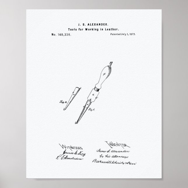 Póster Livro Branco sobre a arte de patenteamento Tool Wo (Frente)