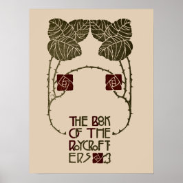 Poster Livro de Artes e Artesanatos Roycroft de Elbert Hu