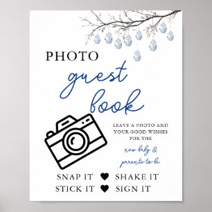 Poster Livro de Convidados de Fotografias do Chá de frald
