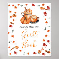 Livro de Convidados de Pumpkin Reprodutor de chás