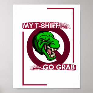 Poster Livro de Dinossauro Quebra de Parede Intervenção O