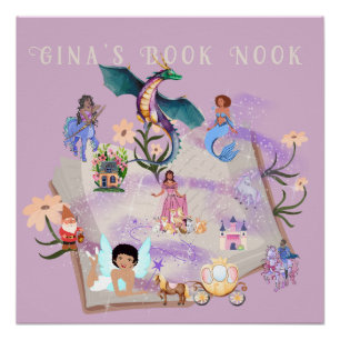 Póster Livro de Histórias Personalizadas