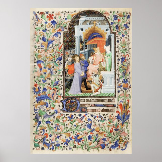 Póster Livro de Horas De Levis, Ilustração 11 (Frente)