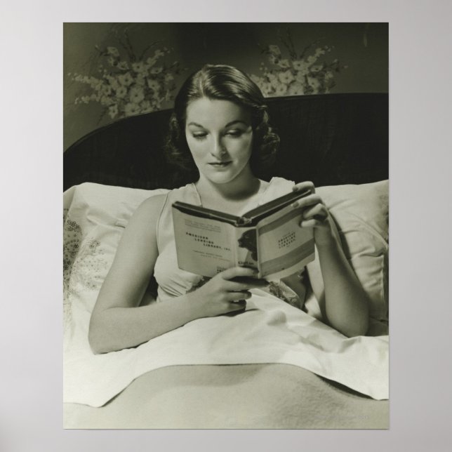 Poster Livro de Leitura de Mulher (Frente)