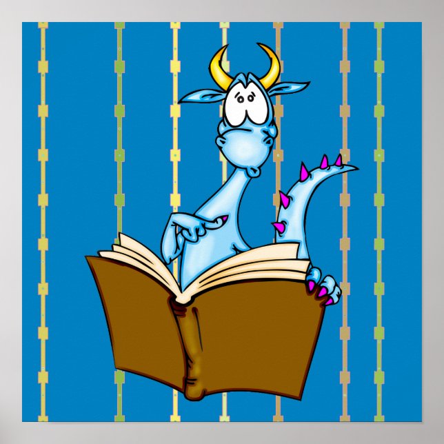 Póster Livro de Leitura do Dragão (Frente)