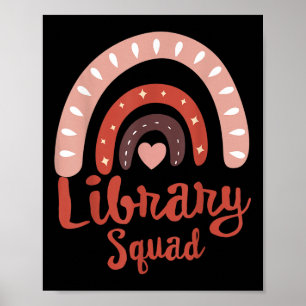 Poster Livro de Livros Bibliotecários do Esquadrão da Bib