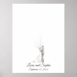 Poster Livro de Presentes de Dedos de Casal