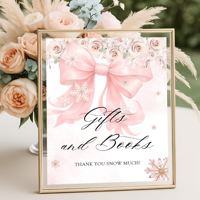 Poster Livro de presentes do Chá de fraldas de inverno, A (Criador carregado)