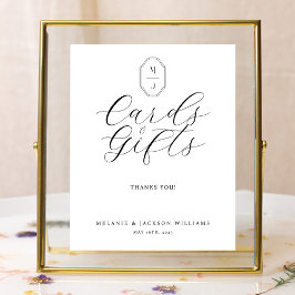 Poster Livro de Presentes Minimalista Elegante com Caligr