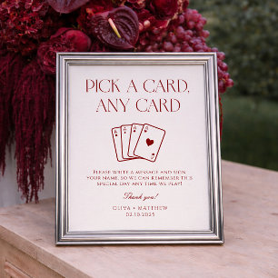 Poster Livro de Registro de Cartas de Casamento Borgonha