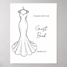 Poster Livro de Registro de Convidados para Casamento Min