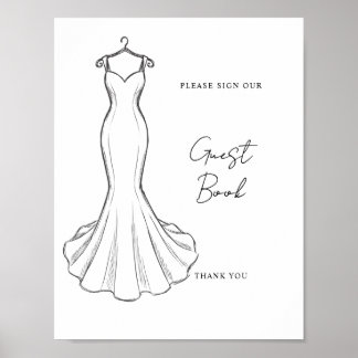 Poster Livro de Registro de Convidados para Casamento Min