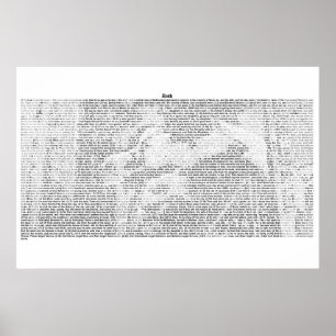 Póster Livro de Ruth (texto completo de KJV)