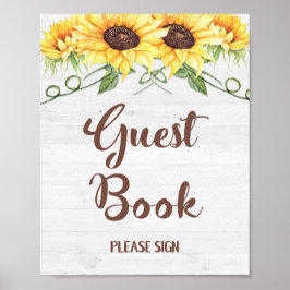 Poster Livro de Visitas Sinal de Festa ou Chuveiro de Gir