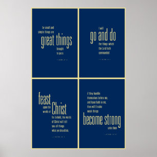 Póster Livro do cartaz da coleção do Mormon