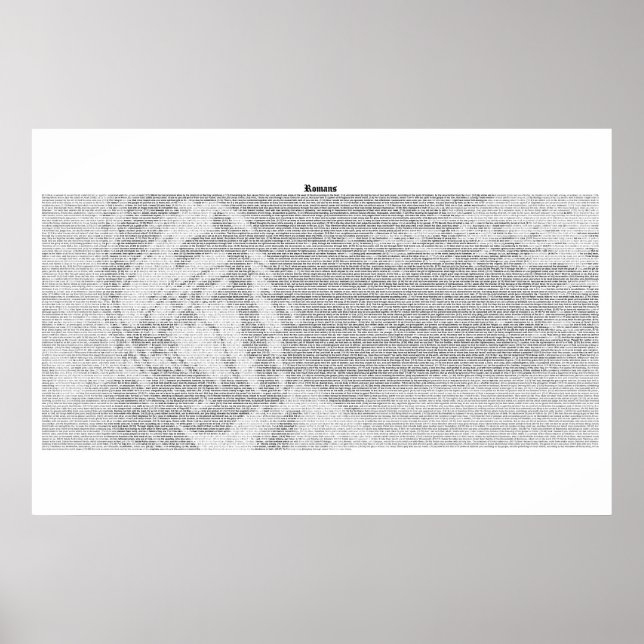 Póster Livro dos Romanos (texto completo do KJV) (Frente)
