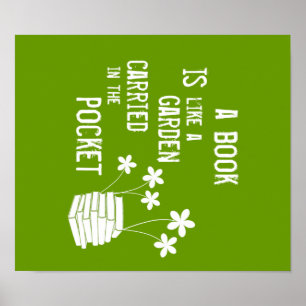 Poster Livro É Como Um Jardim Carregado No Bolso