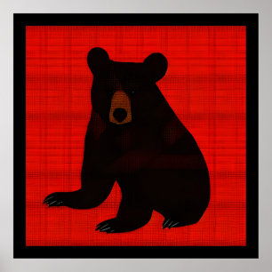 Poster Livro Preto do Urso Negro