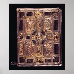 Poster Livro-Santuário ou Cumdach de Molaise, c.1001-25