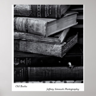 Poster Livros antigos