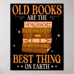 Poster Livros antigos são a coisa na terra bibliófilo