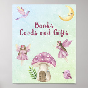 Poster Livros, Cartões e Presentes para Chá de Bebê de Fa