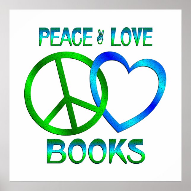 Poster LIVROS DE Amor pela Paz (Frente)