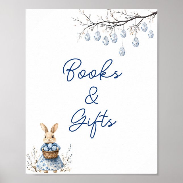 Poster Livros de Chá de fraldas e presentes de Bunny Chin (Frente)