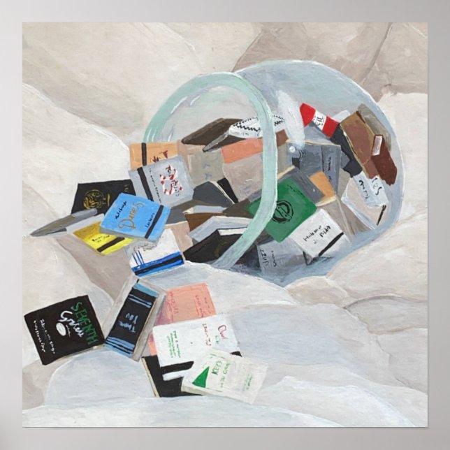 Poster Livros de correspondência (Frente)