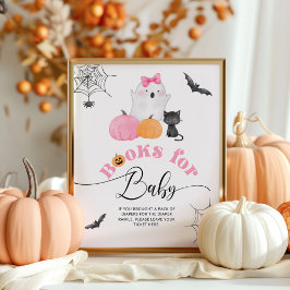 Poster Livros de Halloween para bebês